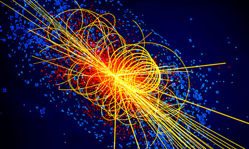 Icono de detector de partículas estilizado