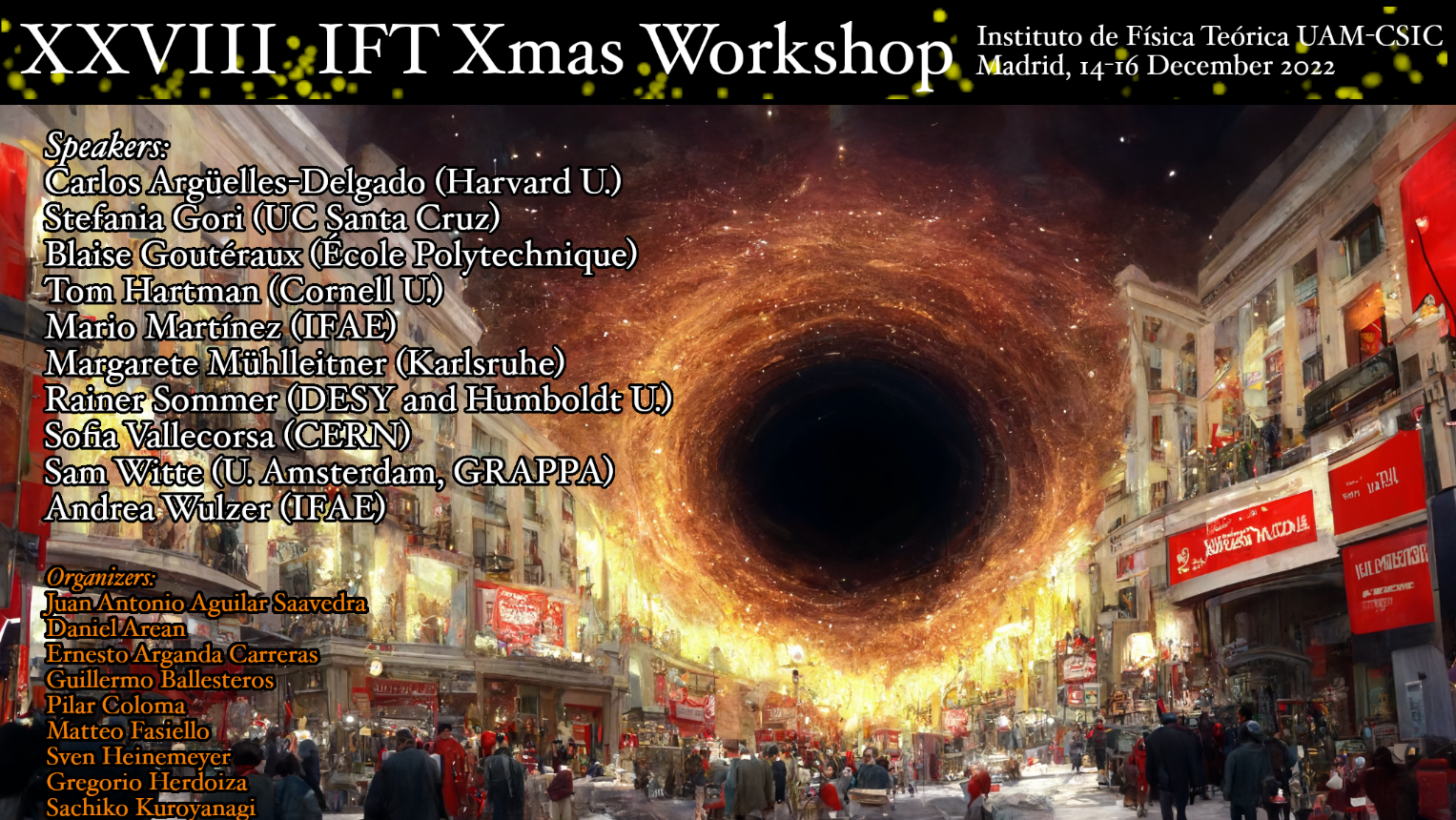 28th IFT Xmas Workshop